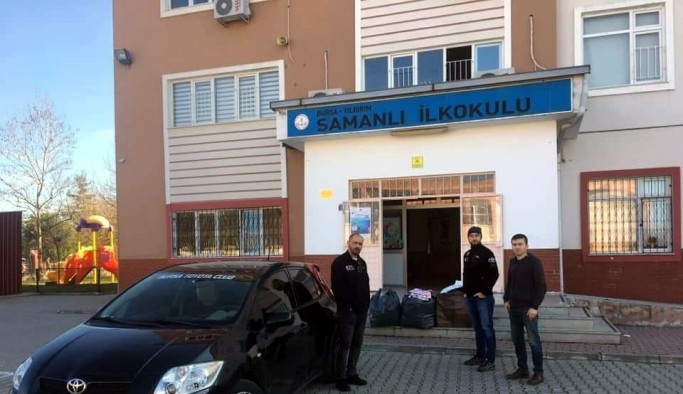Bu sefer asfaltı değil, gönülleri ısıttılar