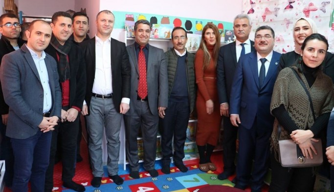 Minik Laleler Kreş ve Anaokulu’nda kütüphane açılışı