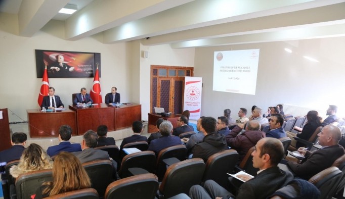 Tunceli’de uyuşturucu ile mücadele toplantısı