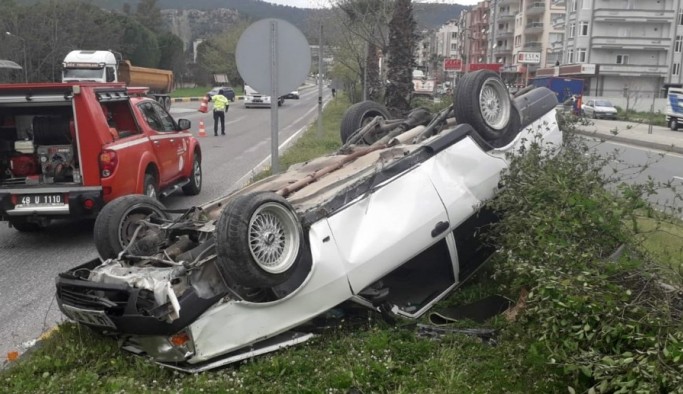 Milas’ta trafik kazası; 1 yaralı