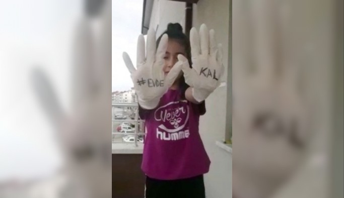 Öğrencilerden “Evde kal Türkiye” çağrısı