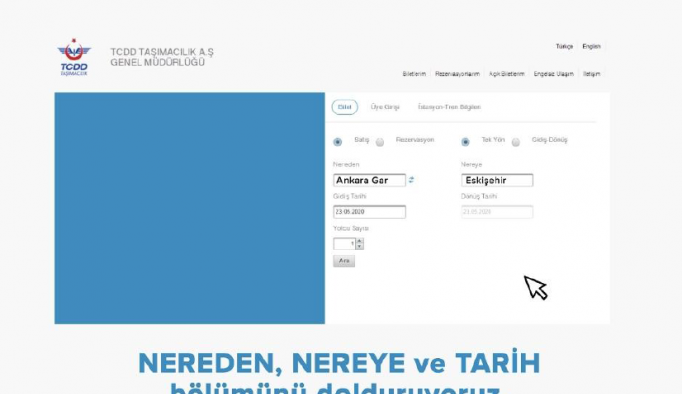 YHT bileti alırken dikkat