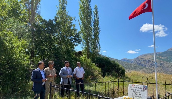 Kaymakam Tekin’den şehit ailelerine bayram ziyareti