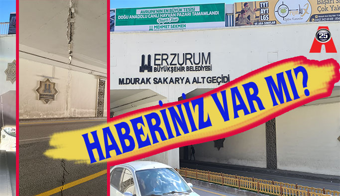BU YARIK TEHLİKENİN ÖN HABERCİSİ...