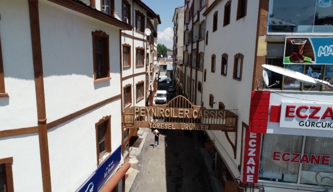 Ernzurum'da "Peynirciler Çarşısı" nın yeni yüzü