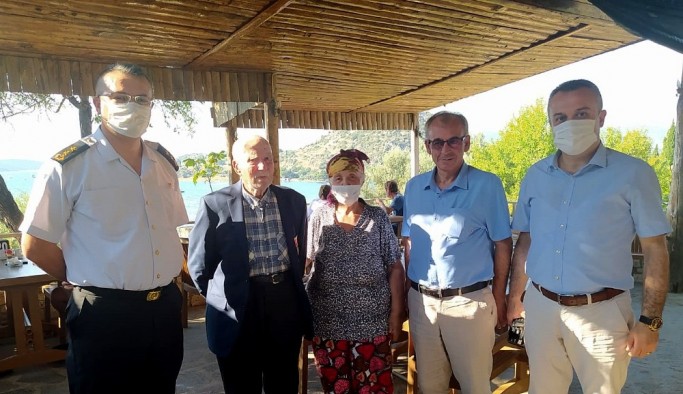 Çeşme protokolünden şehit yakını ve gazilere bayram ziyareti