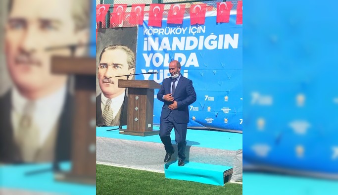 AK Parti Köprüköy İlçe Başkanlığına Rıdvan Aras getirildi
