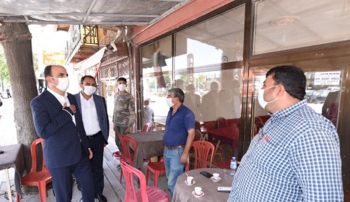Başkan Altay Çeltik’i ziyaret etti