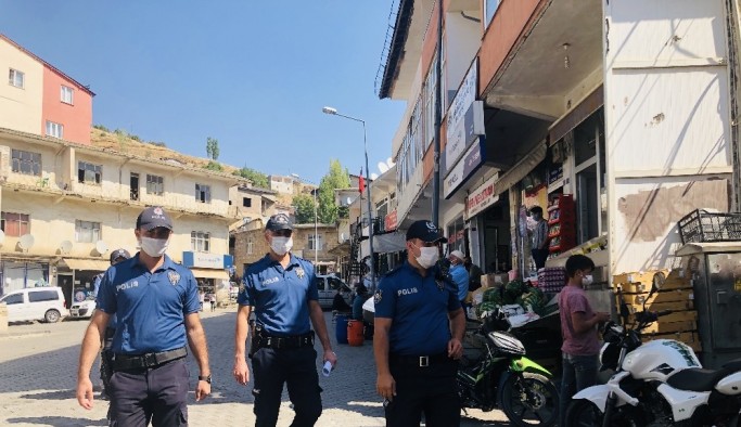 Hizan’da korona virüs denetimleri