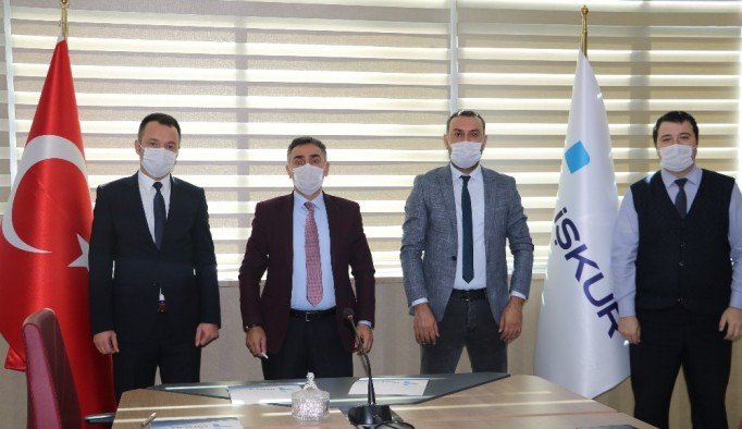 300 kişinin iş sahibi olacağı kursun protokolü imzalandı