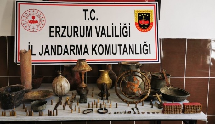 Erzurum’da tarihi eser kaçakçılık operasyonu