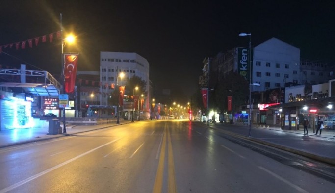 Malatya’da sokağa çıkma kısıtlaması başladı