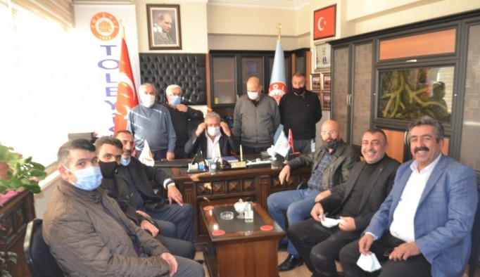Toraman ve Sivaslı’ya tebrik ziyareti