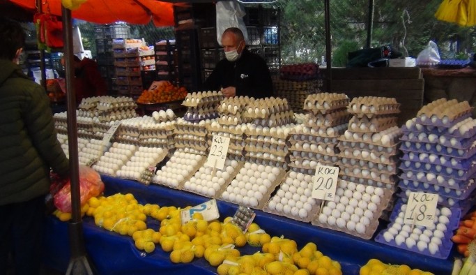 Bursa'da yumurta fiyatları arttı