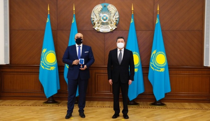 Kazakistan'dan Türk firmasına "Devlet Onur Madalyası-Dostluk Nişanı"