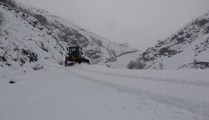 Muş'ta 151 köy yolu ulaşıma kapandı