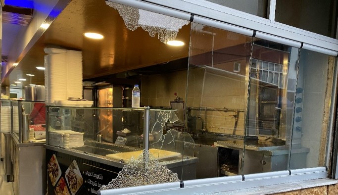 (Özel) Beyoğlu'nda lokantaya silahlı saldırı