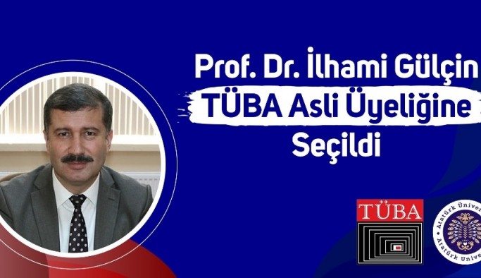 Prof. Dr. İlhami Gülçin Tüba asli üyeliğine seçildi