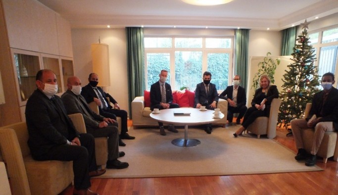 SANKON heyeti Finlandiya Büyükelçiliği'ne ziyarette bulundu