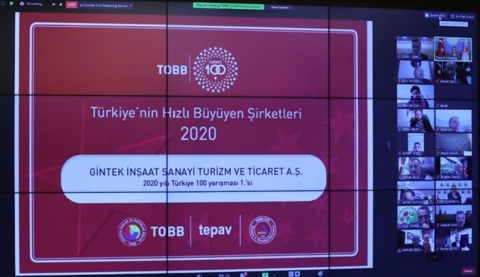 "Türkiye 100 Ödül Töreni" ile en hızlı büyüyen 100 şirket açıklandı