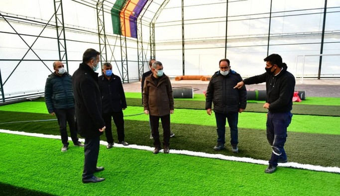 Yeşilyurt'ta spor projesiyle Yeşiltepe'nin cazibesini arttırılacak