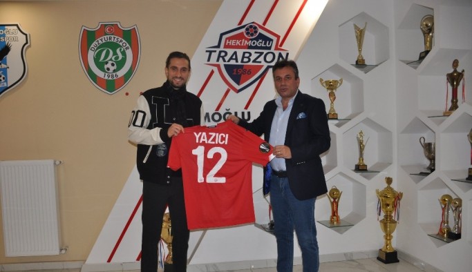 Yusuf Yazıcı, Hekimoğlu Trabzon FK'yı ziyaret etti