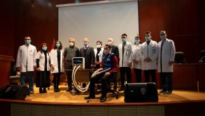 Covid-19 hastaları için Göğüs Duvarı Fizyoterapi cihazı geliştirildi