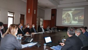 Erzurum'da 2021 yılı 1. Olağan İl İstihdam ve Mesleki Eğitim Kurulu Toplantısı yapıldı