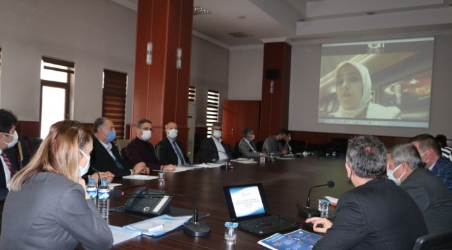 Erzurum'da 2021 yılı 1. Olağan İl İstihdam ve Mesleki Eğitim Kurulu Toplantısı yapıldı