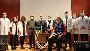 Korona virüs hastaları milli cihaz ile daha kolay nefes alacak