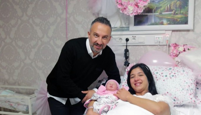 Muğla'da yeni yılın ilk bebeği 'Asya' bebek