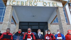 Sarıkamış'ta Bakanların katılımıyla 3 yıldızlı Iceberk Hotel hizmete girdi