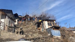 Şenkaya'da yangın; bir kişi hayatını kaybetti