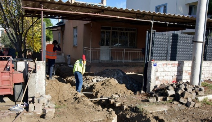Yeni Şakran ve Hacıömerli'de evler doğal gaza kavuştu