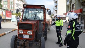 3 bin 549 araç, motosiklet ve traktör trafikten men edildi