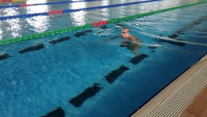 Erzurum yüzme milli takımlarının gözdesi oldu