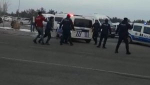 Erzurum'da minibüsçüler birbirine girdi 9 yaralı