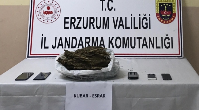 Erzurum'da yapılan operasyonlarda uyuşturucuya geçit verilmedi