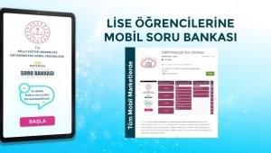 Lise öğrencileri için 15 bin soruluk Mobil Soru Bankası