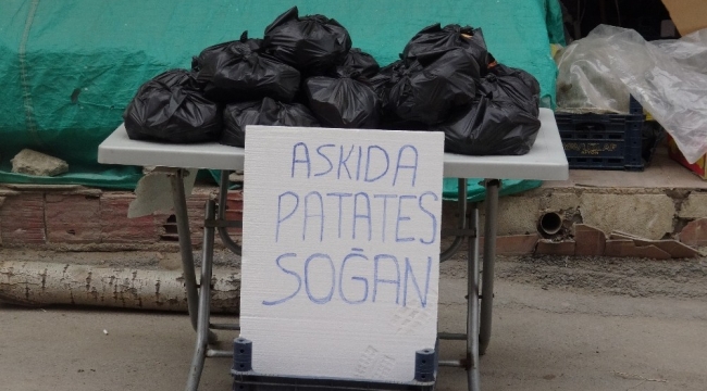 Bu da askıda 'patates-soğan' kampanyası