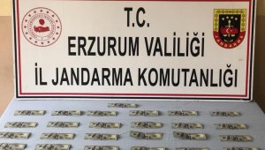 Erzurum'da 2 bin 500 sahte dolar ele geçirildi