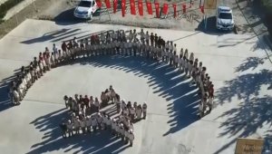 Öğrencilerden İstiklal Marşı'na anlamlı klip