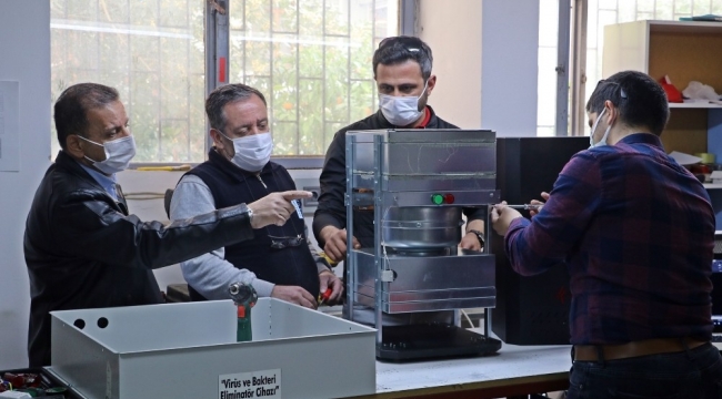  Türk mühendisten korona virüse kabus yaşatacak cihaz