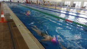 Erzurum, yüzme milli takımlarının gözdesi oldu