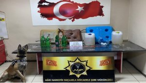 Ağrı'da bir buçuk yılda 1 ton 260 kilo 707 gram uyuşturucu madde ele geçirildi