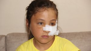 Amcaoğlu küçük kıza demir boruyla dehşeti yaşattı