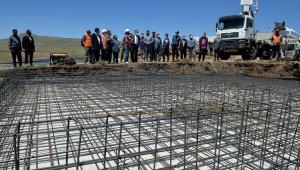 Erzurum'da 575 deprem konutunun temeli atıldı