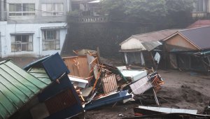 Japonya'yı vuran sel ve heyelanda 300 ev zarar gördü
