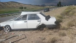 Otomobil takla attı; 2 yaralı