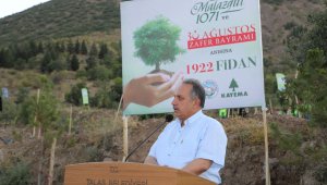 Ali Dağı'na 1922 yılına özel 1922 fidan dikildi